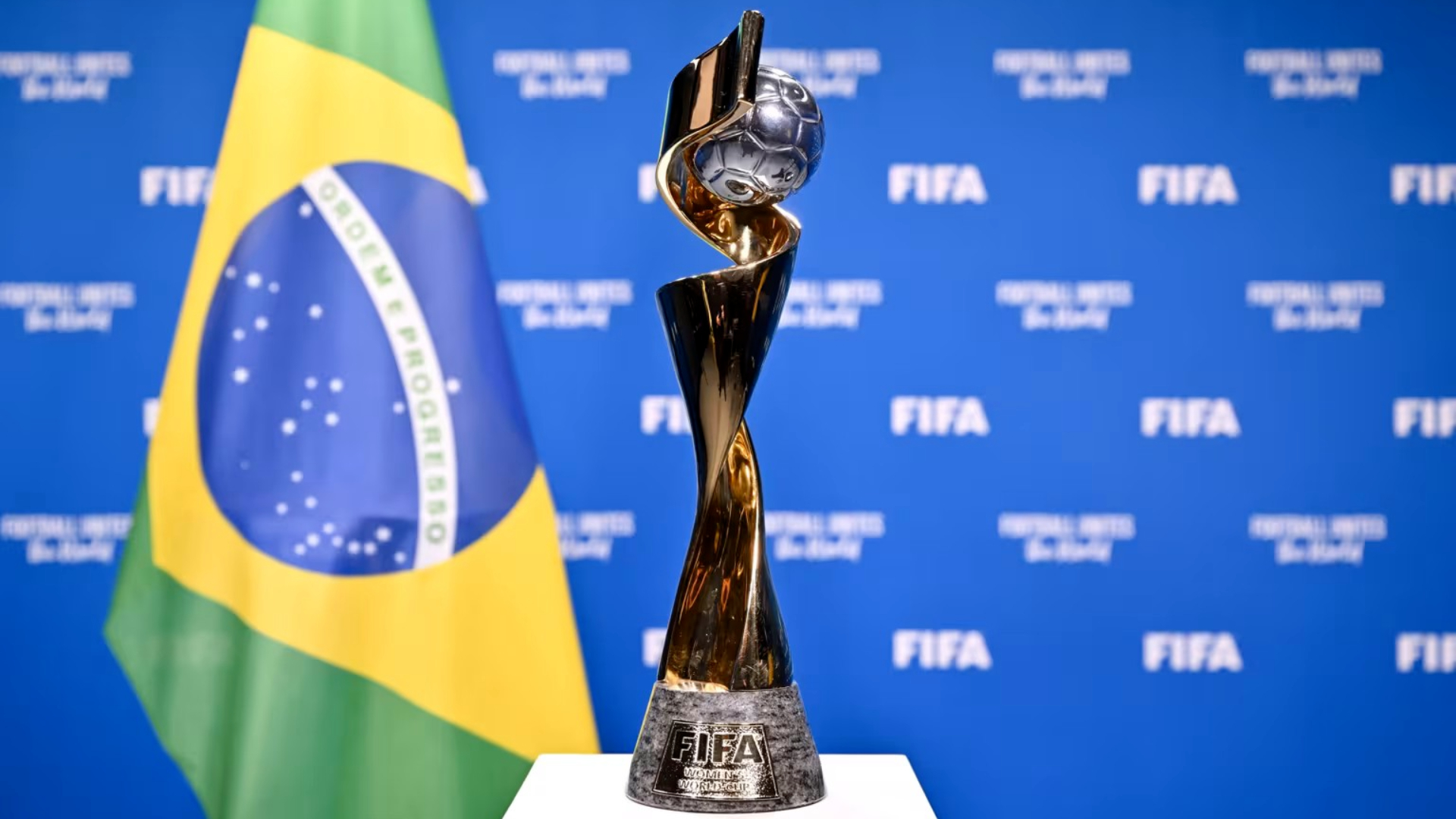 Troféu da Copa do Mundo Feminina. (Foto: FIFA)